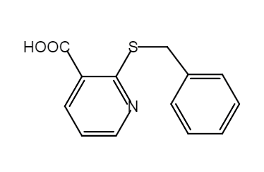 2-芐硫基煙酸